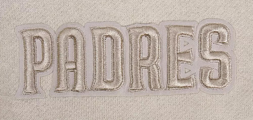Pro Standard Men's MLB San Diego Padres Neutral Drop Shoulder Pullover Hoodie - Taupe - TAUPE