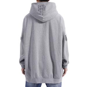 Pro Standard Men's MLB San Diego Padres Neutral Drop Shoulder Pullover Hoodie - Dk Grey - DK GREY