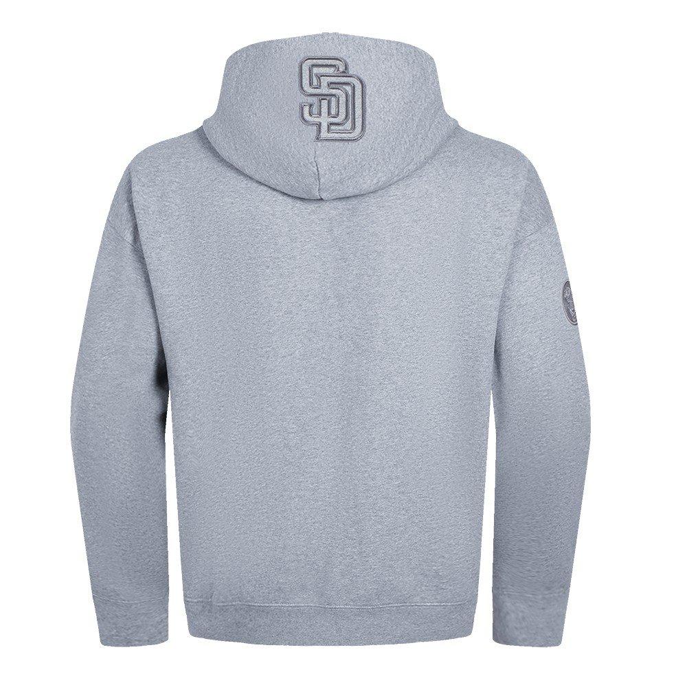 Pro Standard Men's MLB San Diego Padres Neutral Drop Shoulder Pullover Hoodie - Dk Grey - DK GREY