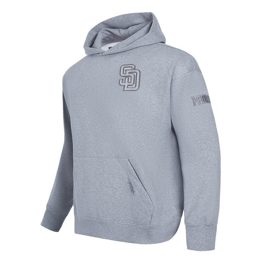 Pro Standard Men's MLB San Diego Padres Neutral Drop Shoulder Pullover Hoodie - Dk Grey - DK GREY