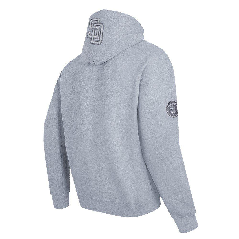 Pro Standard Men's MLB San Diego Padres Neutral Drop Shoulder Pullover Hoodie - Dk Grey - DK GREY