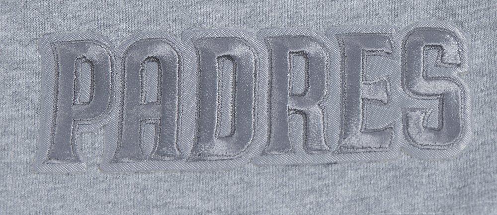 Pro Standard Men's MLB San Diego Padres Neutral Drop Shoulder Pullover Hoodie - Dk Grey - DK GREY