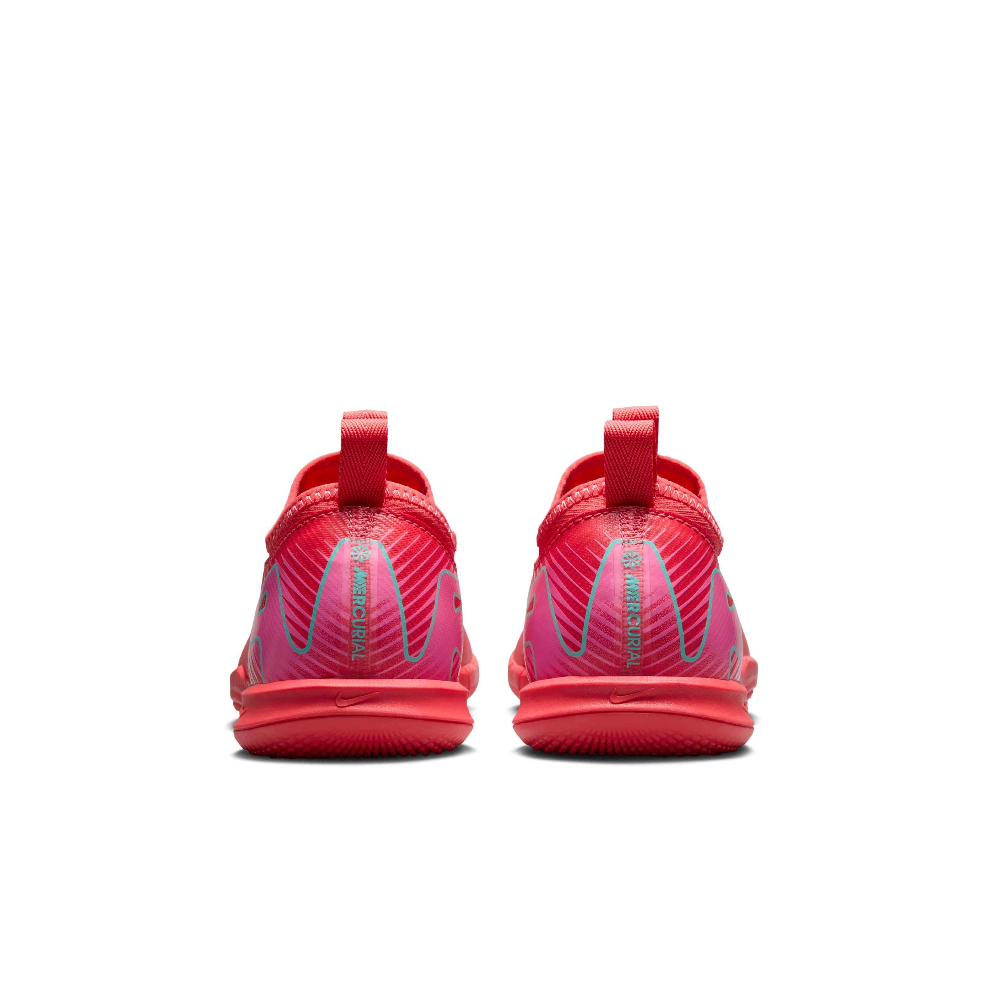 Nike Jr. Mercurial Vapor 16 Academy IC Grade School Kids' "Ember Glow/Aurora Green" Soccer Shoe