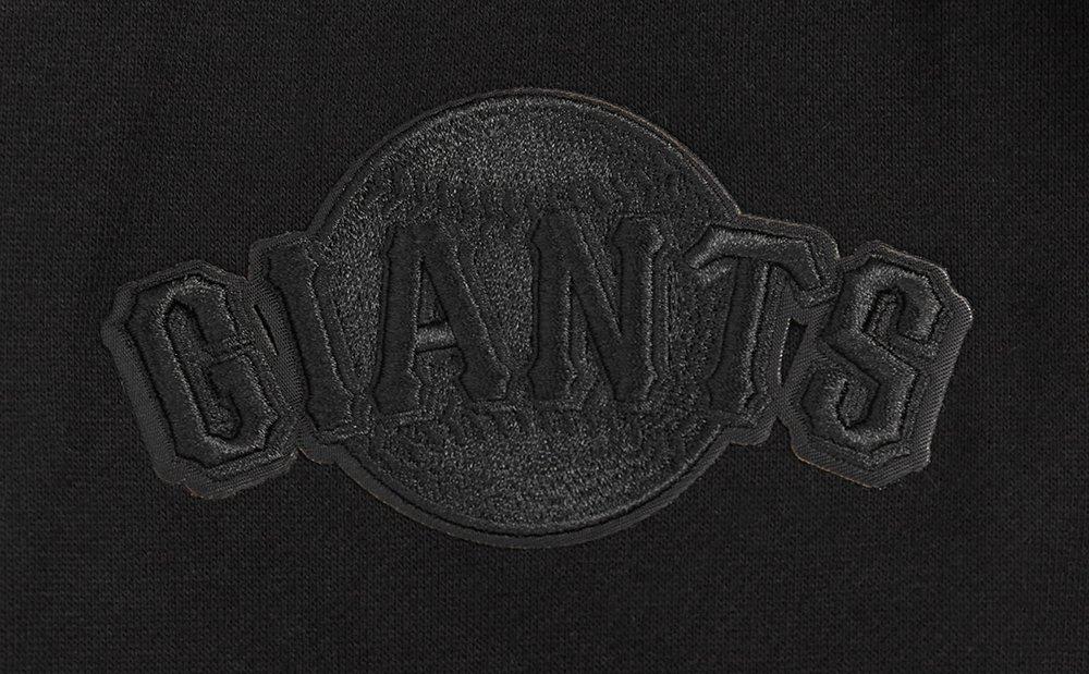 Pro Standard Men's MLB San Francisco Giants Neutral Drop Shoulder Pullover Hoodie - Black - BLACK