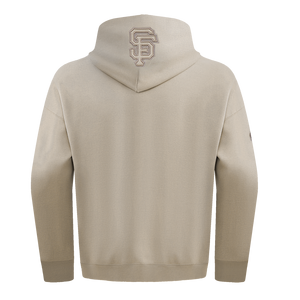 Pro Standard Men's MLB San Francisco Giants Neutral Drop Shoulder Pullover Hoodie - Taupe - TAUPE