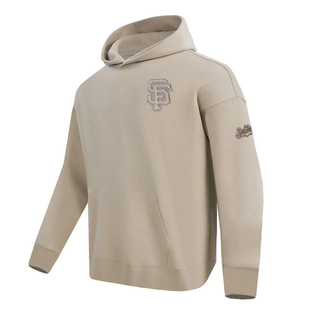 Pro Standard Men's MLB San Francisco Giants Neutral Drop Shoulder Pullover Hoodie - Taupe - TAUPE