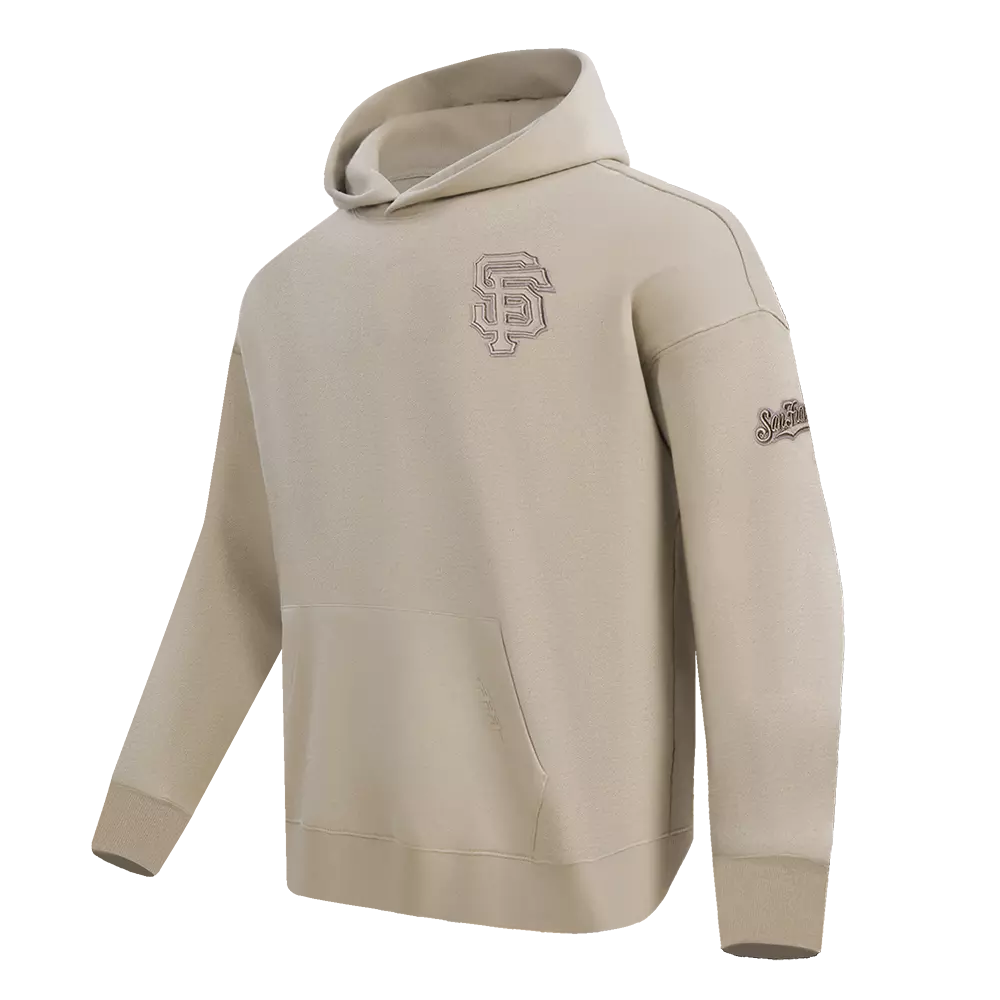Pro Standard Men's MLB San Francisco Giants Neutral Drop Shoulder Pullover Hoodie - Taupe - TAUPE