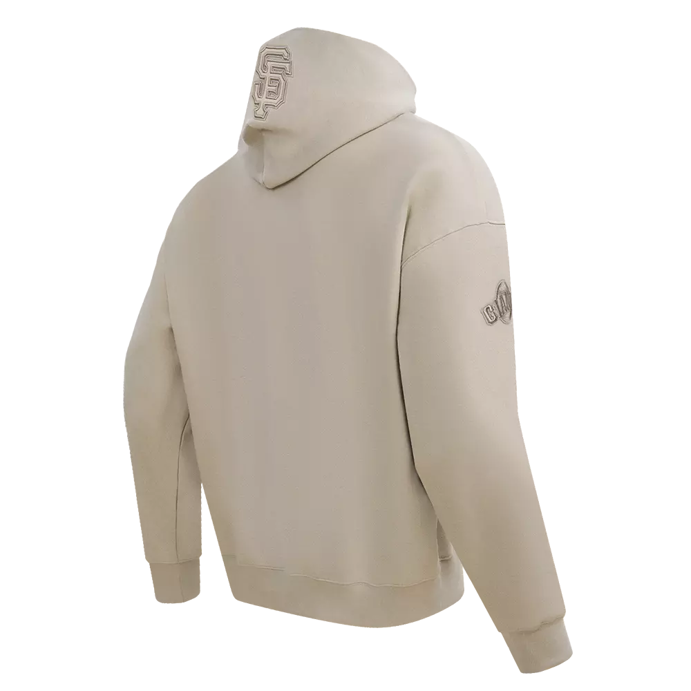 Pro Standard Men's MLB San Francisco Giants Neutral Drop Shoulder Pullover Hoodie - Taupe - TAUPE