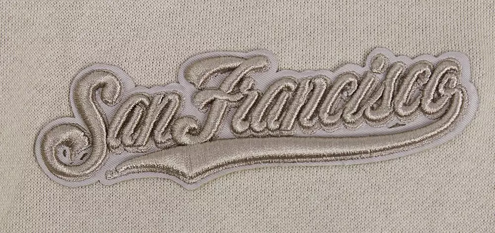 Pro Standard Men's MLB San Francisco Giants Neutral Drop Shoulder Pullover Hoodie - Taupe - TAUPE
