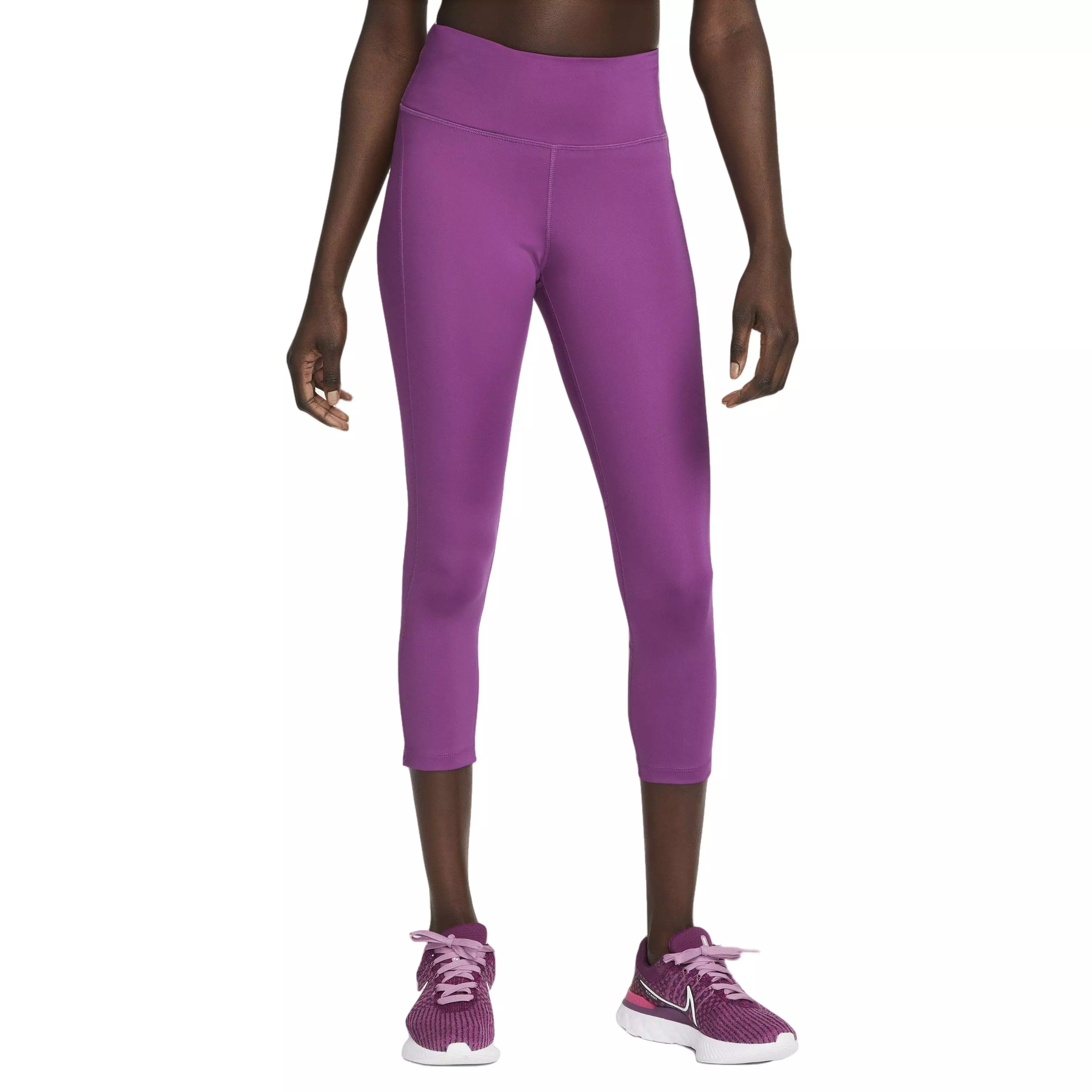 Nike Women's Dri-FIT Mid-Rise Fast Crop Running Leggings - Hibbett