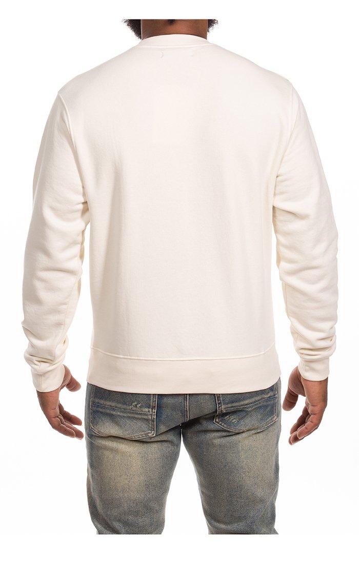 AKOO Men's Slick Fleece Sweatshirt - WHITE Thumbnail View 2