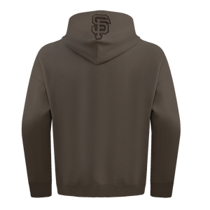 Pro Standard Men's MLB San Francisco Giants Neutral Drop Shoulder Pullover Hoodie - Dk Taupe - DK TAUPE