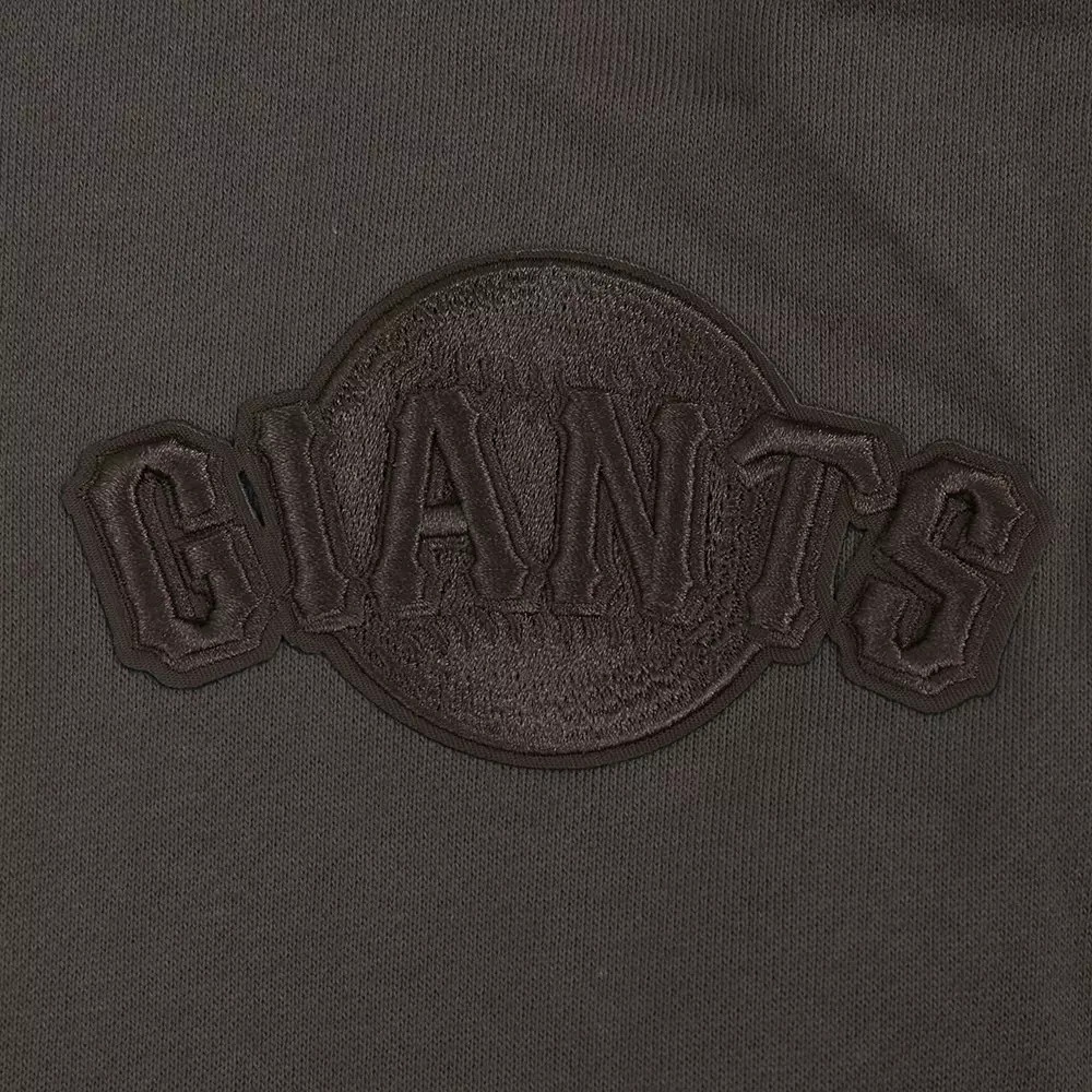 Pro Standard Men's MLB San Francisco Giants Neutral Drop Shoulder Pullover Hoodie - Dk Taupe - DK TAUPE