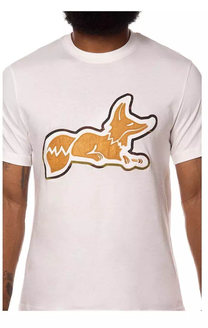 AKOO Men's Dusk Snobby Short Sleeve Knit T-Shirt - WHITE