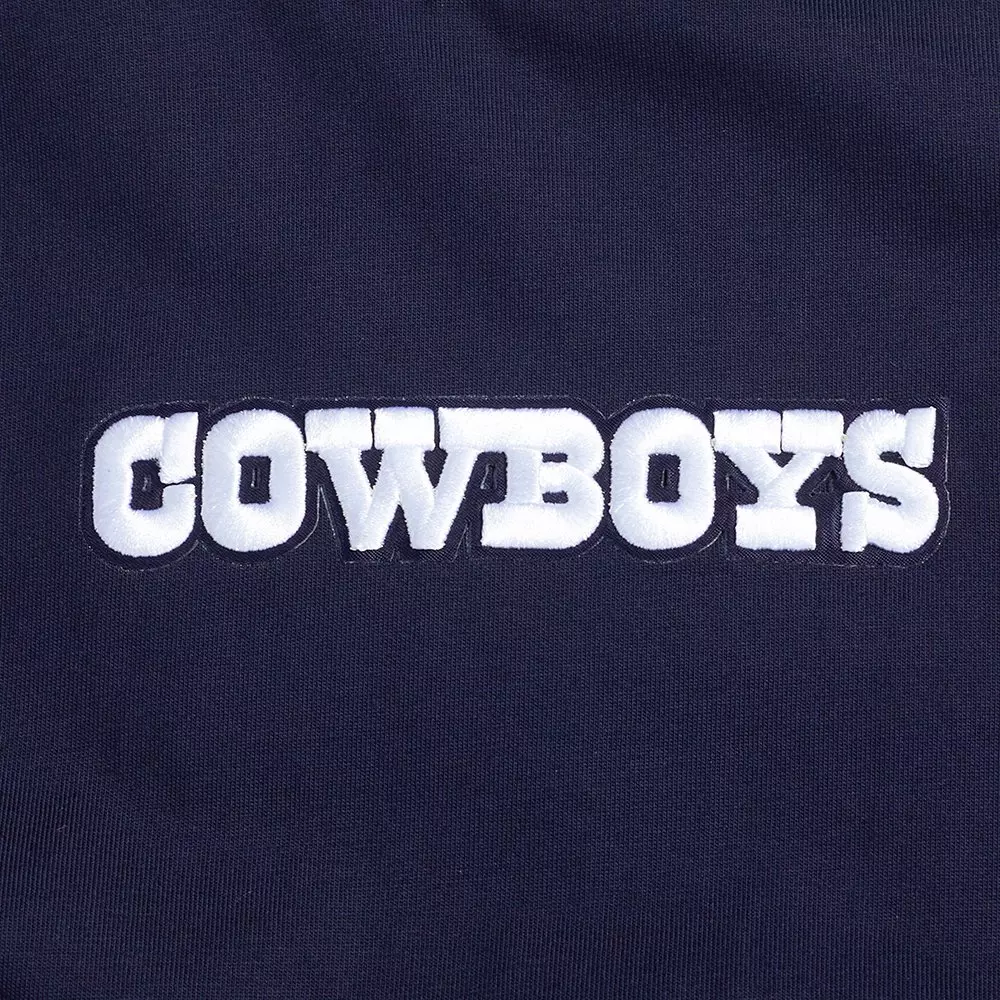 Pro Standard Men's NFL Dallas Cowboys Wingspan Drop Should Long Sleeve Tee - Navy - NAVY