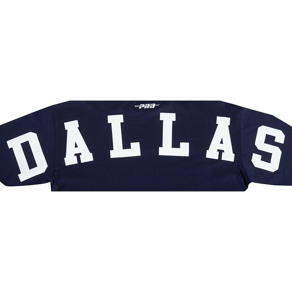 Pro Standard Men's NFL Dallas Cowboys Wingspan Drop Should Long Sleeve Tee - Navy - NAVY