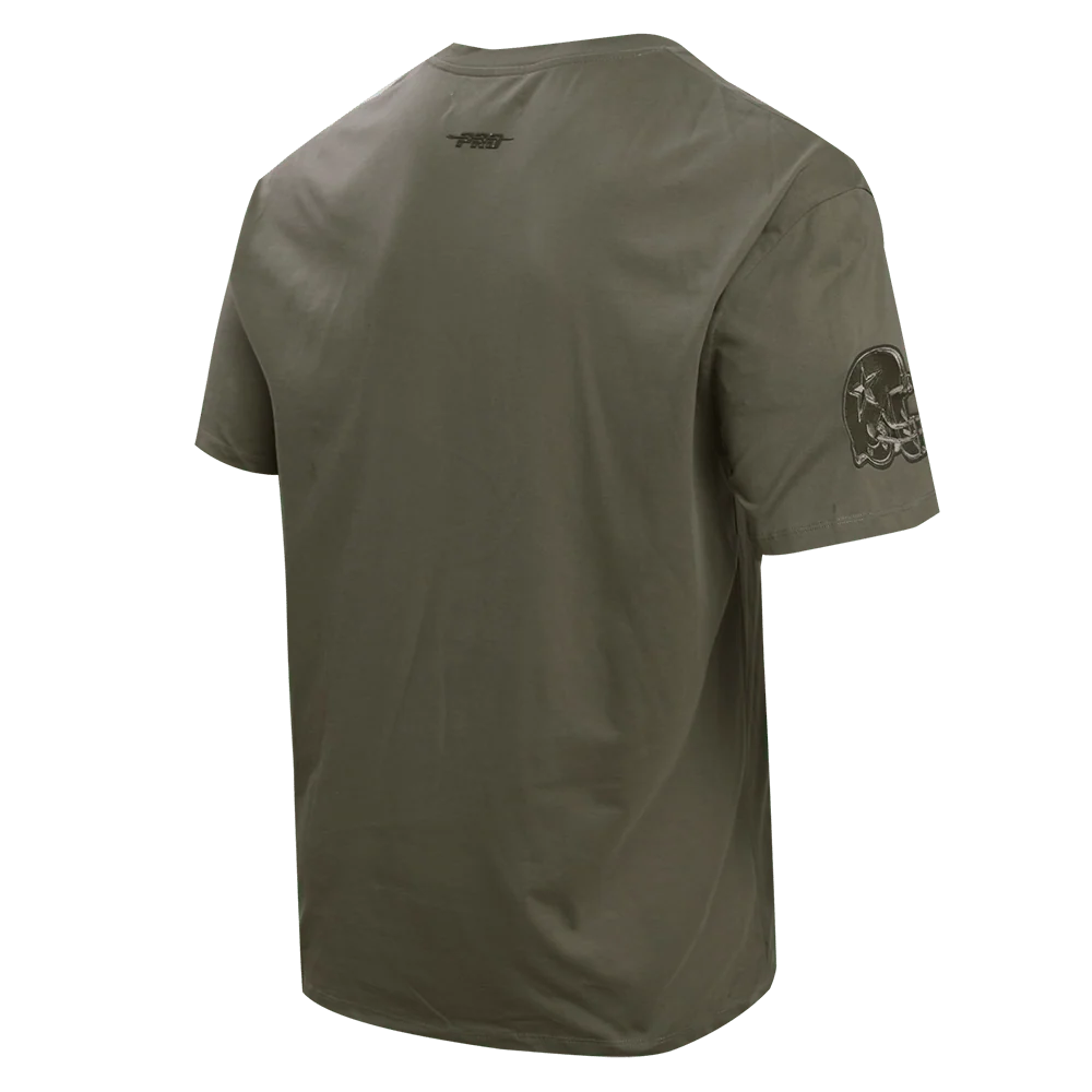 Pro Standard Men's NFL Dallas Cowboys Neutral Drop Shoulder Tee - Dk Taupe - DK TAUPE