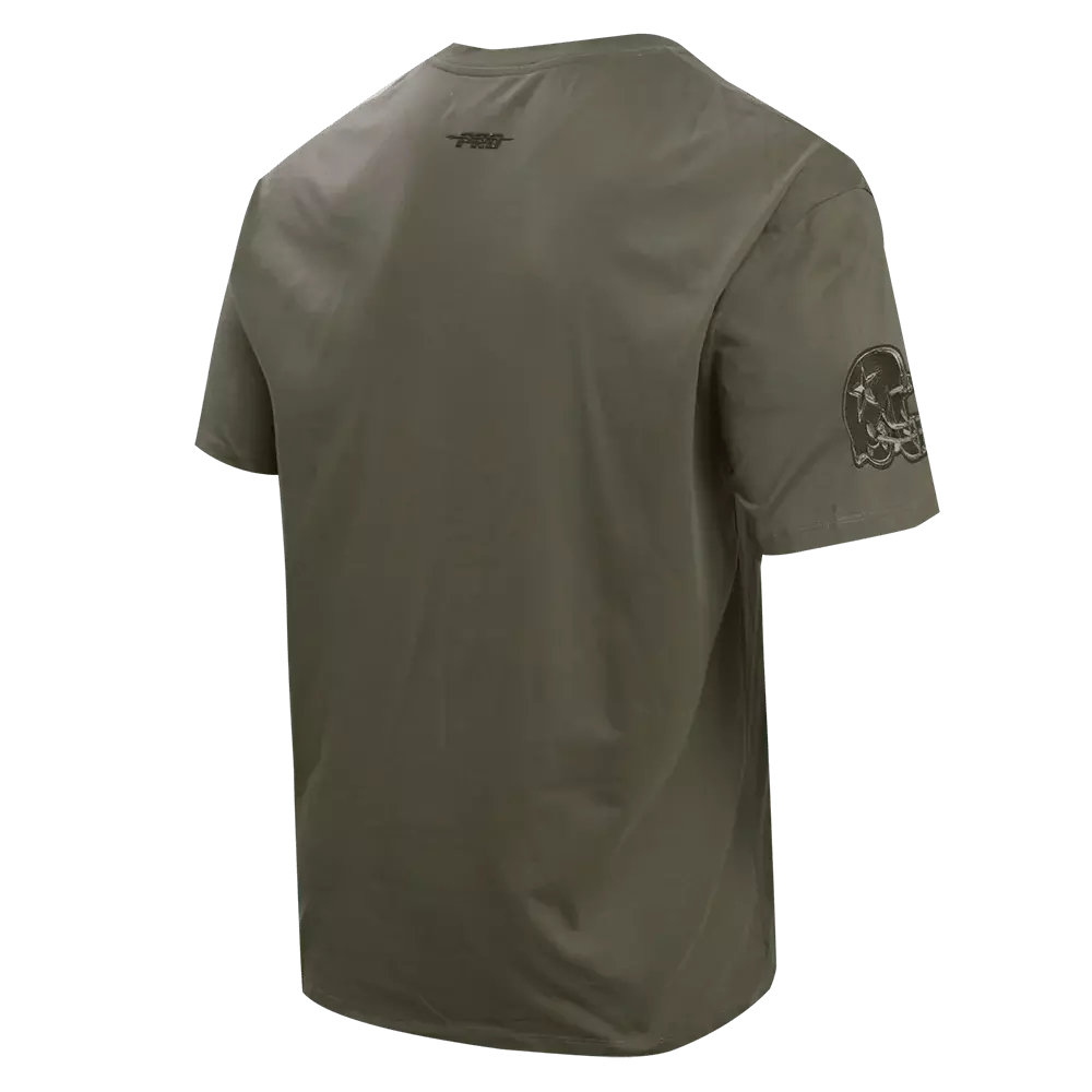 Pro Standard Men's NFL Dallas Cowboys Neutral Drop Shoulder Tee - Dk Taupe - DK TAUPE