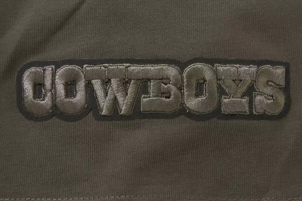 Pro Standard Men's NFL Dallas Cowboys Neutral Drop Shoulder Tee - Dk Taupe - DK TAUPE