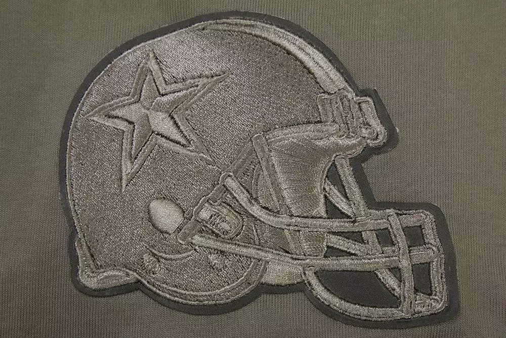 Pro Standard Men's NFL Dallas Cowboys Neutral Drop Shoulder Tee - Dk Taupe - DK TAUPE