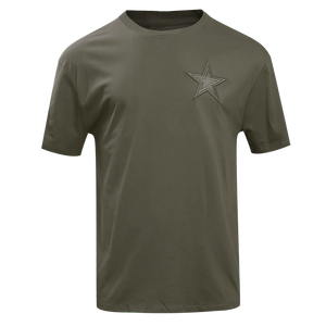 Pro Standard Men's NFL Dallas Cowboys Neutral Drop Shoulder Tee - Dk Taupe - DK TAUPE