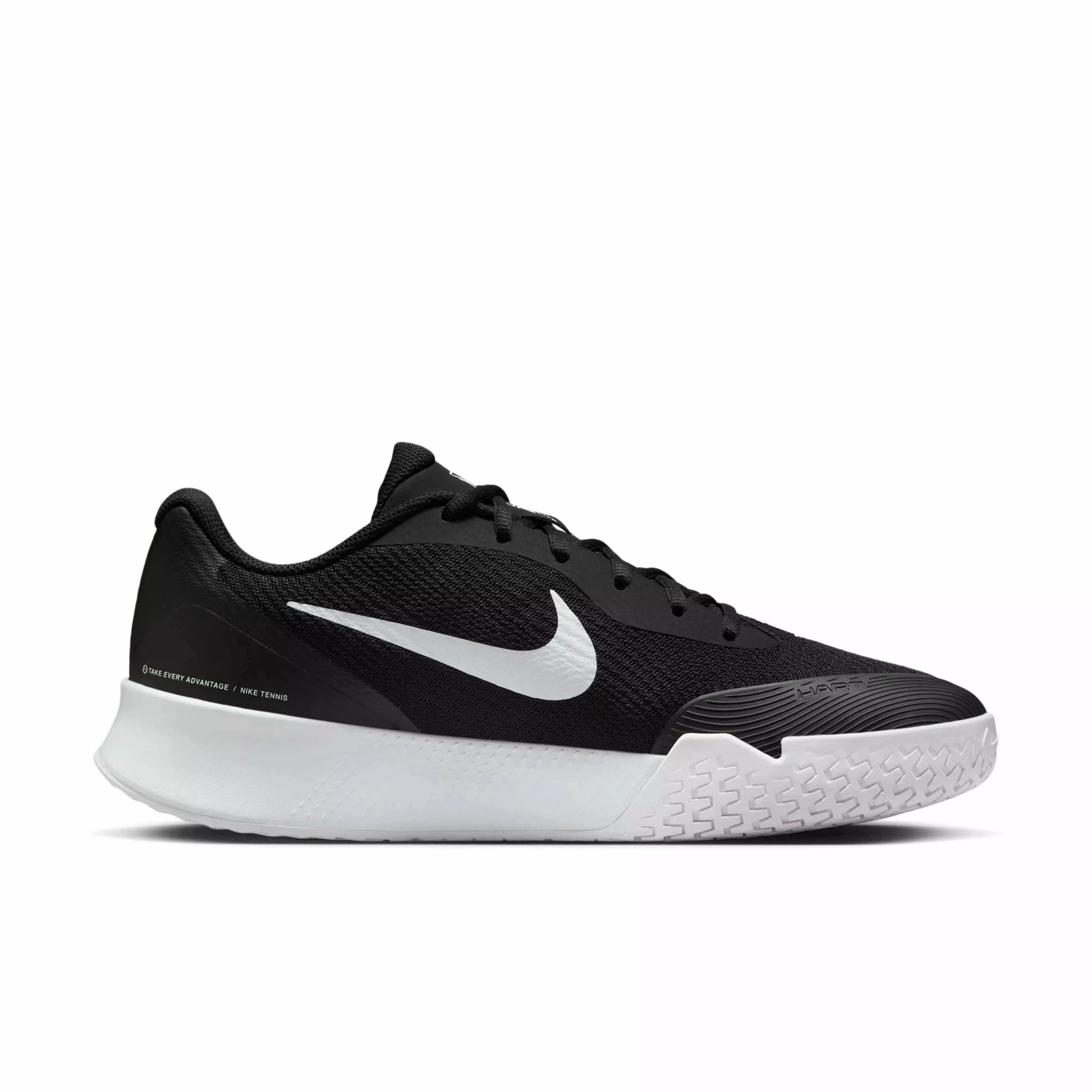 Nike Vapor Lite 3 "Black/White" Men's HC Tennis Shoe - BLACK/WHITE