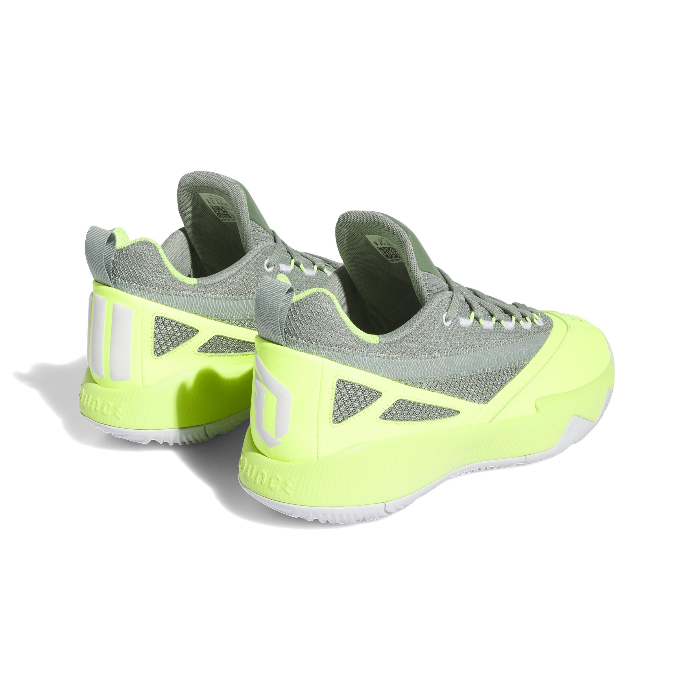 Adidas basketball outlet shoes lime green