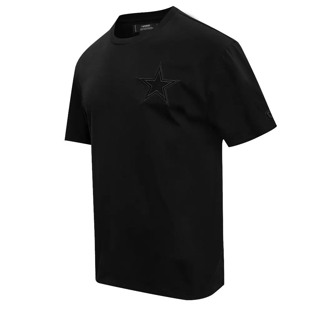 Pro Standard Men's NFL Dallas Cowboys Neutral Drop Shoulder Tee - Black - BLACK