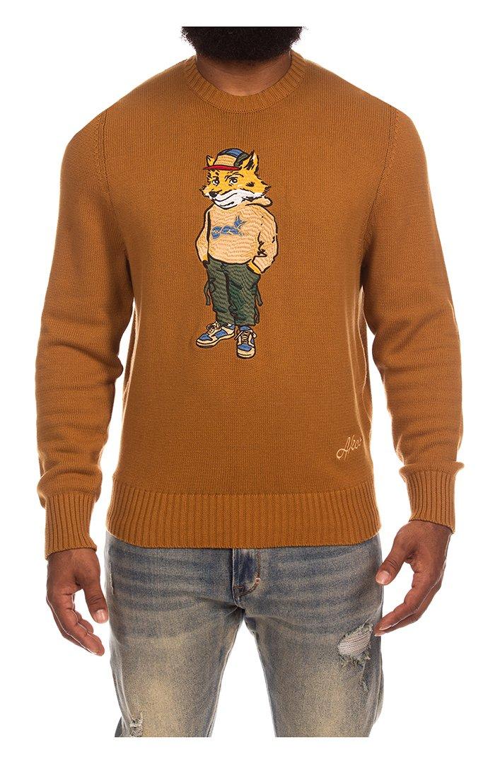 AKOO Men's Fit Check Sweater - WHEAT Thumbnail View 1