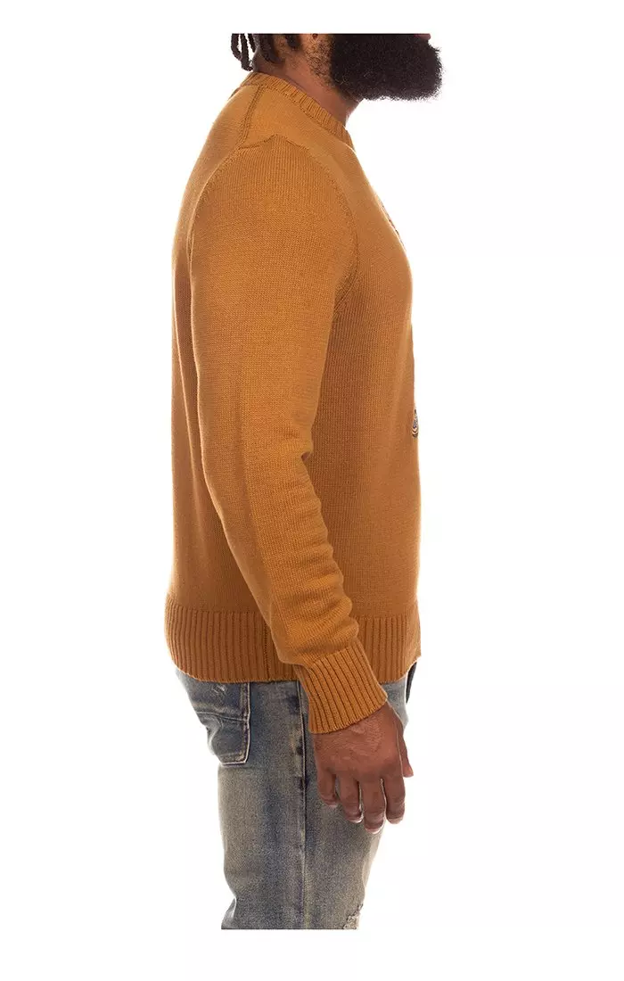AKOO Men's Fit Check Sweater - WHEAT