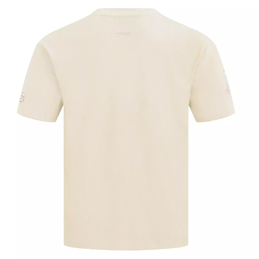 Pro Standard Men's NFL Dallas Cowboys Neutral Cotton Jersey Drop Shoulder Tee - Eggshell - EGGSHELL