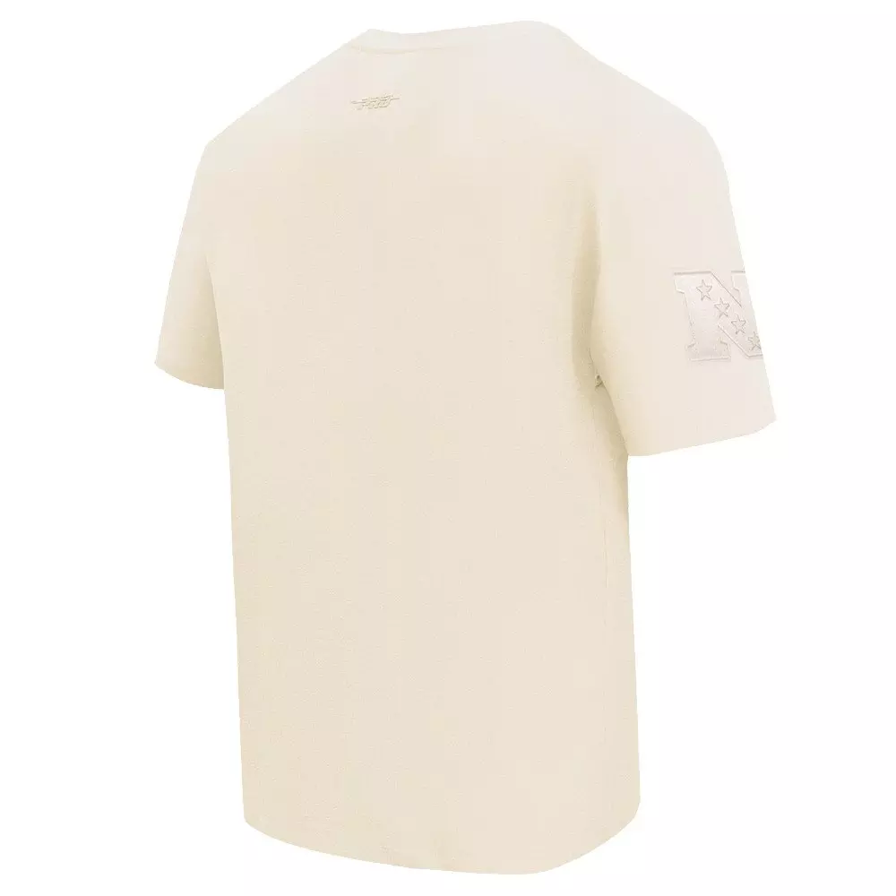 Pro Standard Men's NFL Dallas Cowboys Neutral Cotton Jersey Drop Shoulder Tee - Eggshell - EGGSHELL