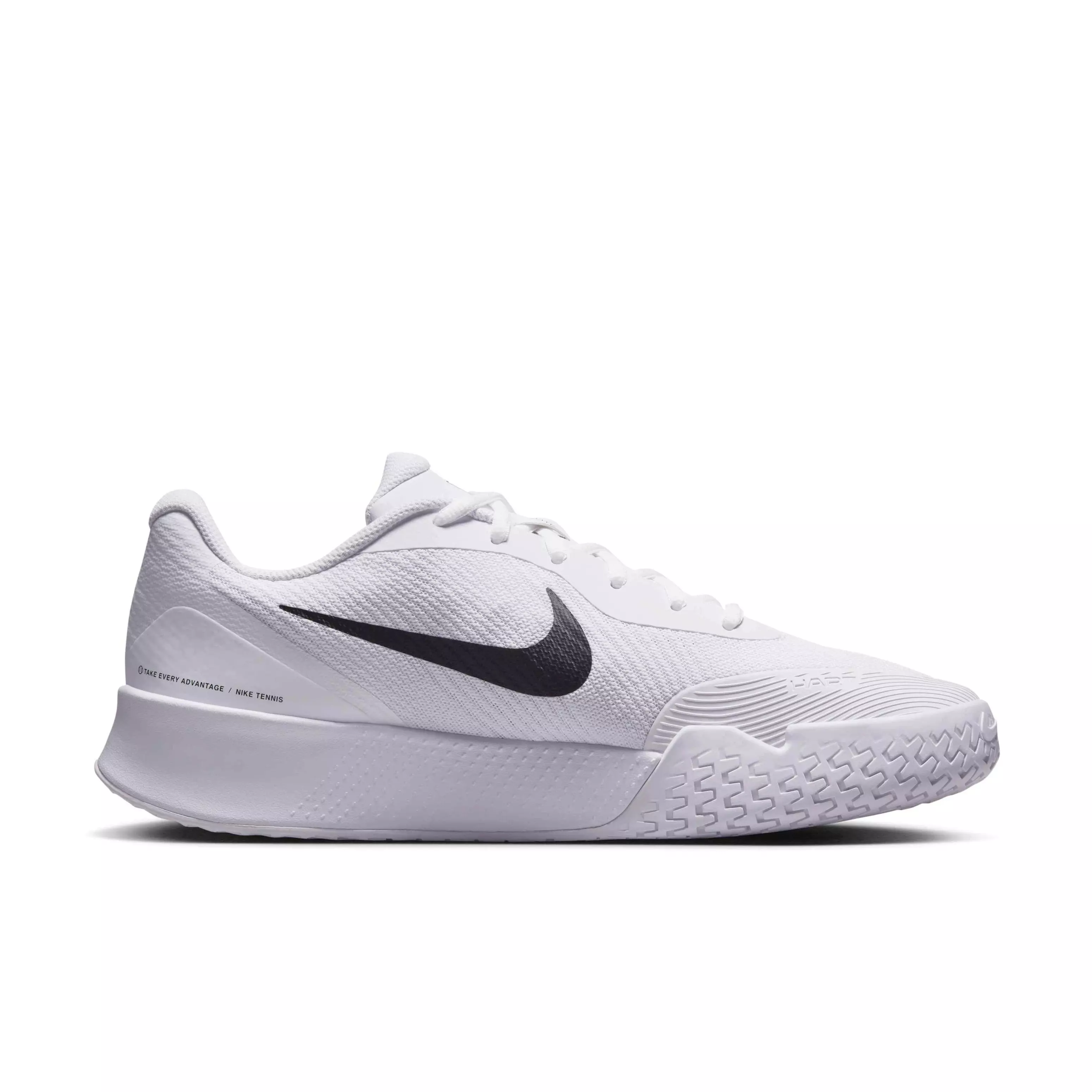 Nike Vapor Lite 3 "White/Black" Men's HC Tennis Shoe - WHITE/BLACK