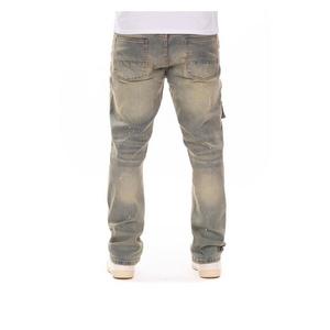 AKOO Men's Beale Relaxed Fit Light Wash Denim Jeans