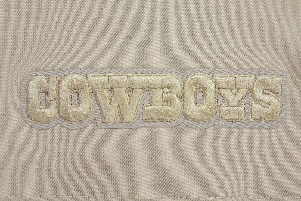Pro Standard Men's NFL Dallas Cowboys Neutral Drop Shoulder Tee - Taupe - TAUPE