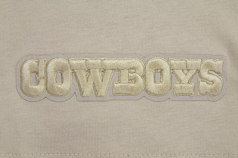 Pro Standard Men's NFL Dallas Cowboys Neutral Drop Shoulder Tee - Taupe - TAUPE