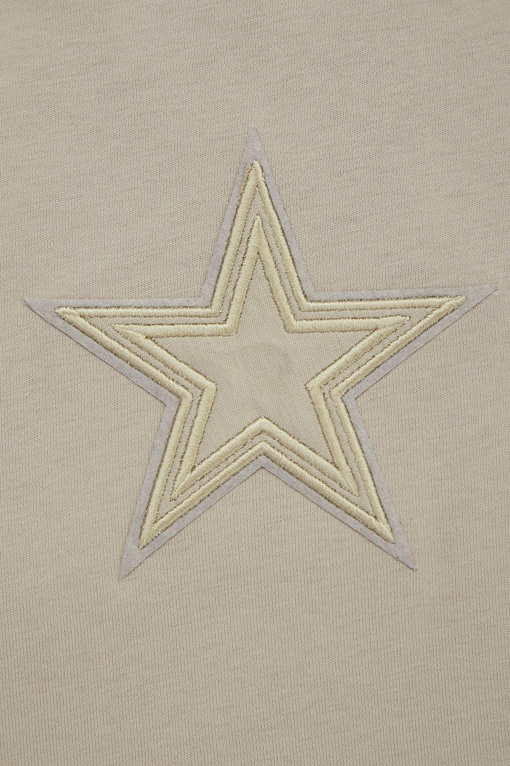 Pro Standard Men's NFL Dallas Cowboys Neutral Drop Shoulder Tee - Taupe - TAUPE