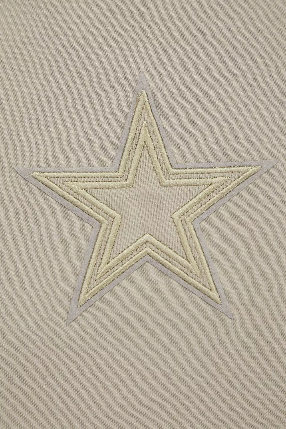 Pro Standard Men's NFL Dallas Cowboys Neutral Drop Shoulder Tee - Taupe - TAUPE
