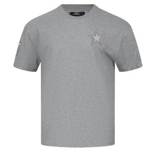 Pro Standard Men's NFL Dallas Cowboys Neutral Drop Shoulder Tee - Dk Grey - DK GREY