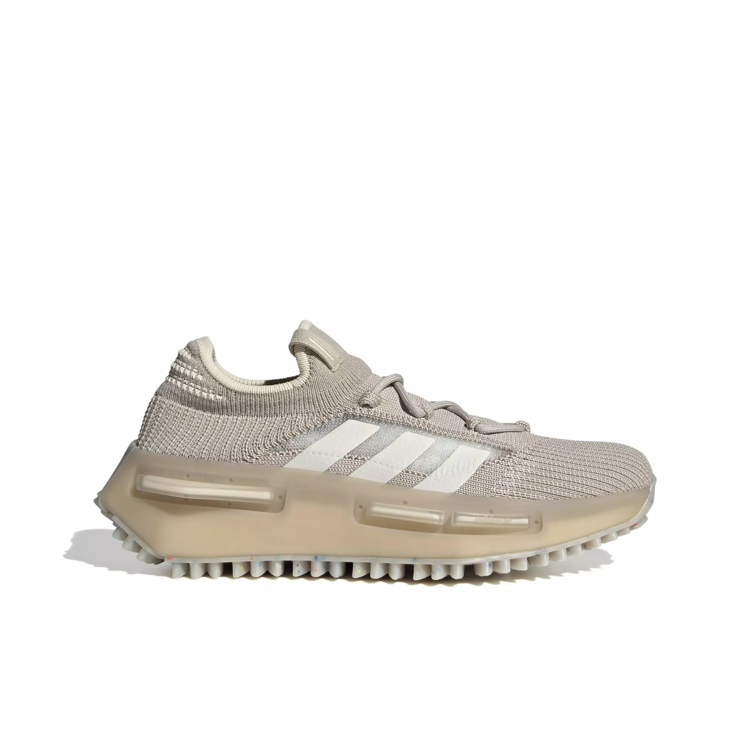 adidas Originals NMD_S1 "Wonder Beige/Wonder White/White" Women's Shoe - BEIGE/WHITE/WHITE