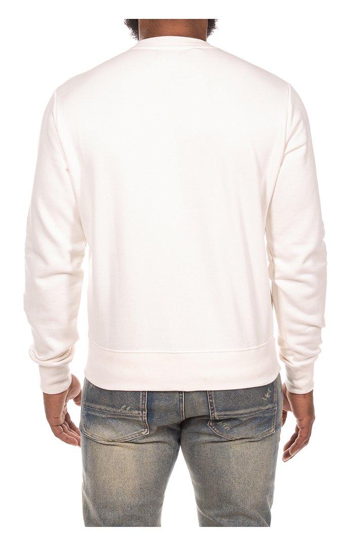 AKOO Men's Tophat Fleece Sweatshirt - WHITE Thumbnail View 2