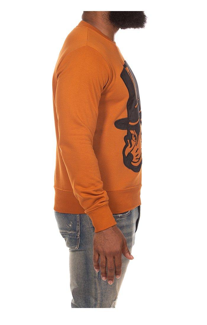 AKOO Men's Tophat Fleece Sweatshirt - BROWN Thumbnail View 3