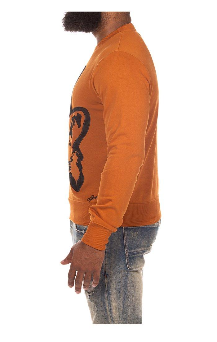 AKOO Men's Tophat Fleece Sweatshirt - BROWN Thumbnail View 4