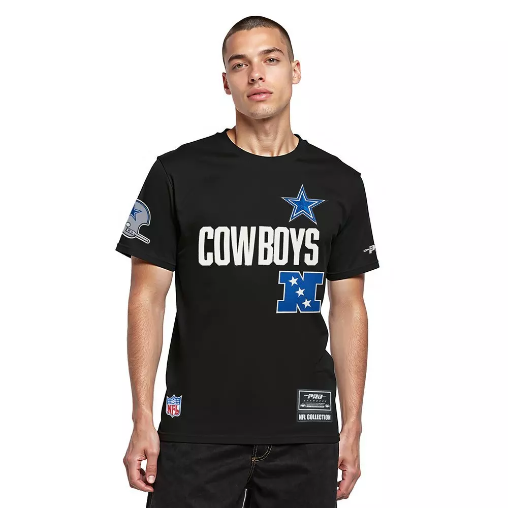 Pro Standard Men's NFL Dallas Cowboys Modern Originals SJ Tee - Black - BLACK