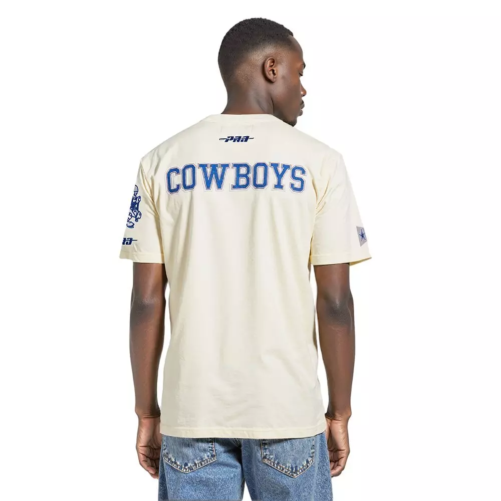 Pro Standard Men's NFL Dallas Cowboys Best of Drop Shoulder Tee - Eggshell - EGGSHELL