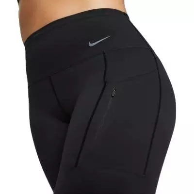Nike Women's Go Firm-Support High-Waisted 7/8 Leggings - BLACK
