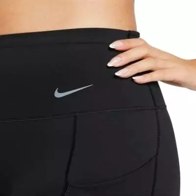 Nike Women's Go Firm-Support High-Waisted 7/8 Leggings - BLACK