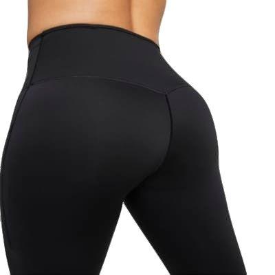 Nike Women's Go Firm-Support High-Waisted 7/8 Leggings - BLACK Thumbnail View 6