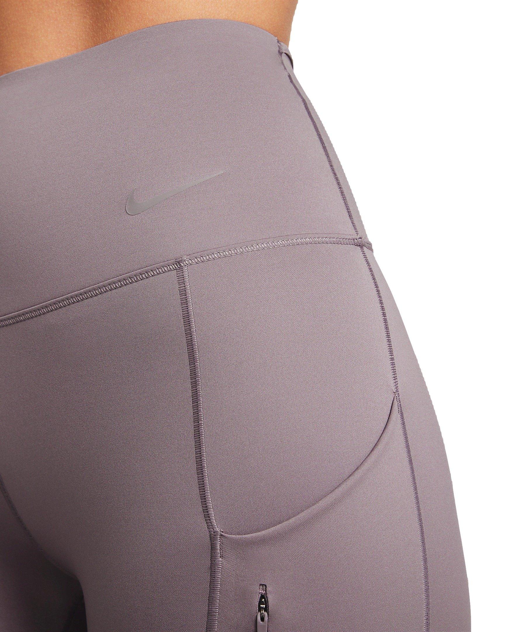Nike Women's Go Firm-Support High-Waisted 7/8 Leggings - PURPLE Thumbnail View 8