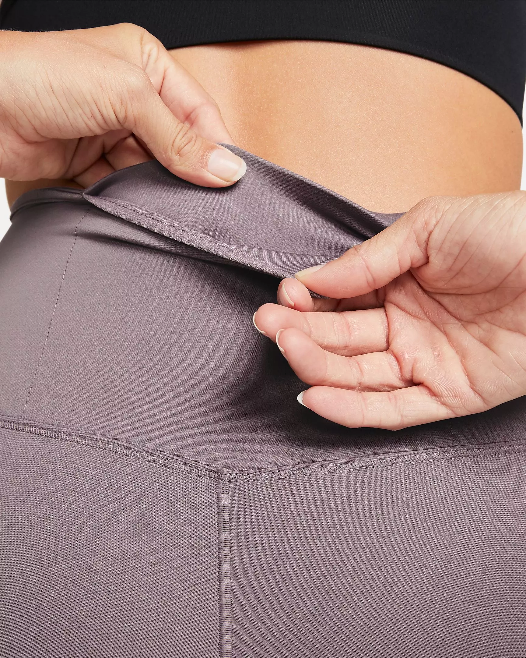 Nike Women's Go Firm-Support High-Waisted 7/8 Leggings - PURPLE